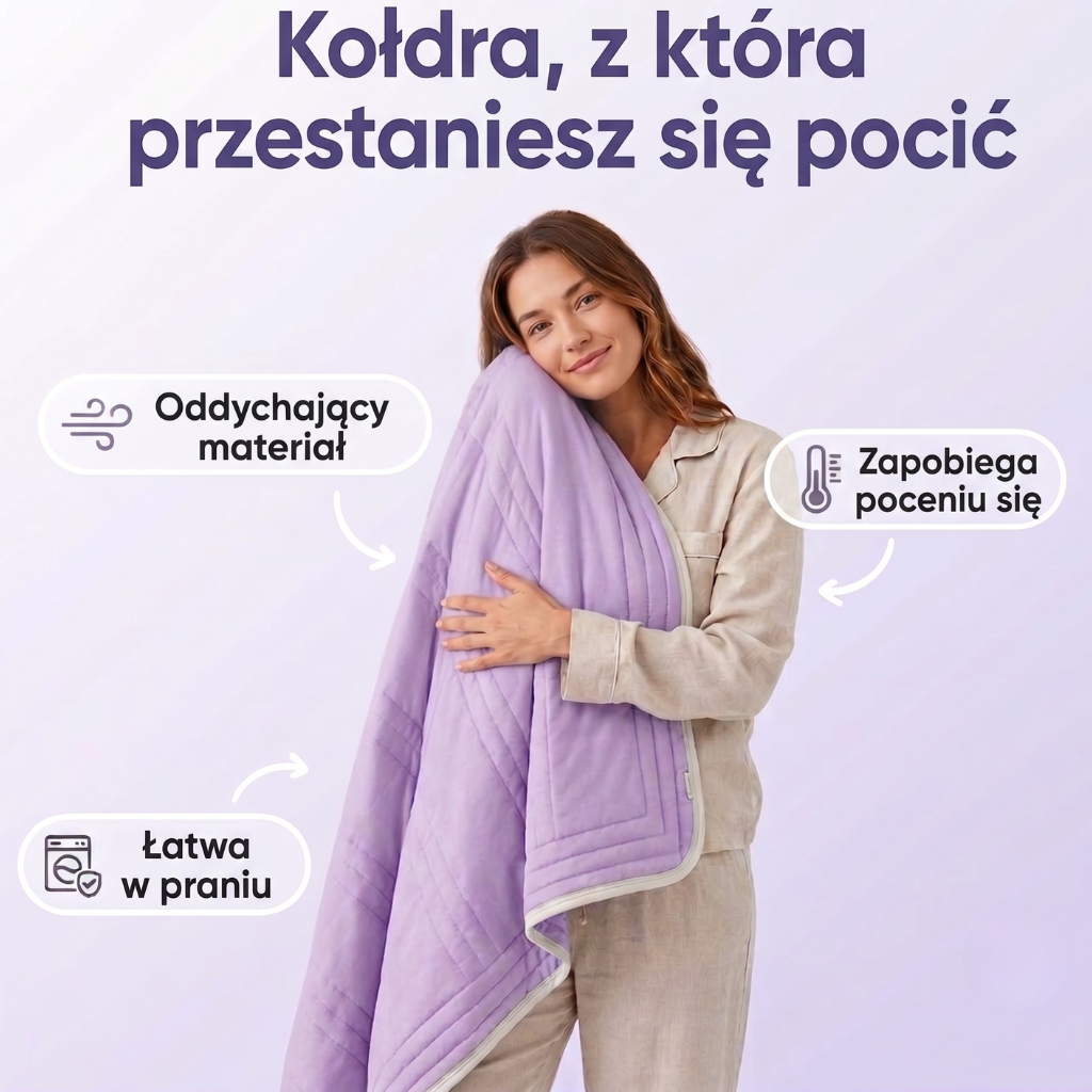 Kołdra Doozie™ - mniej potu, lepszy sen